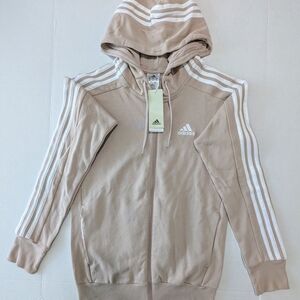 Adidas Tan Hoodie Jacket